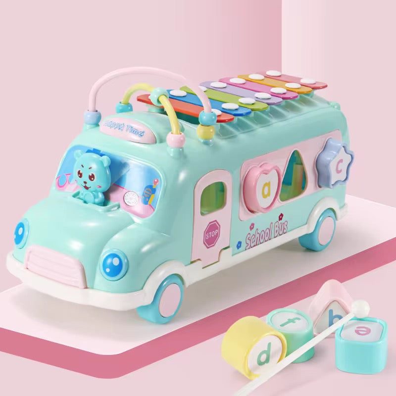 Music Bus And Xylophone With Sound
