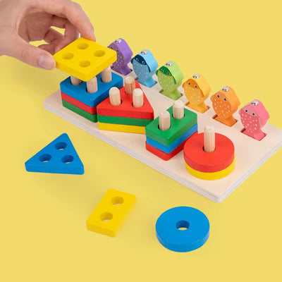 Fishing Game Geometric Shapes