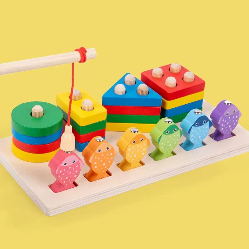 Fishing Game Geometric Shapes