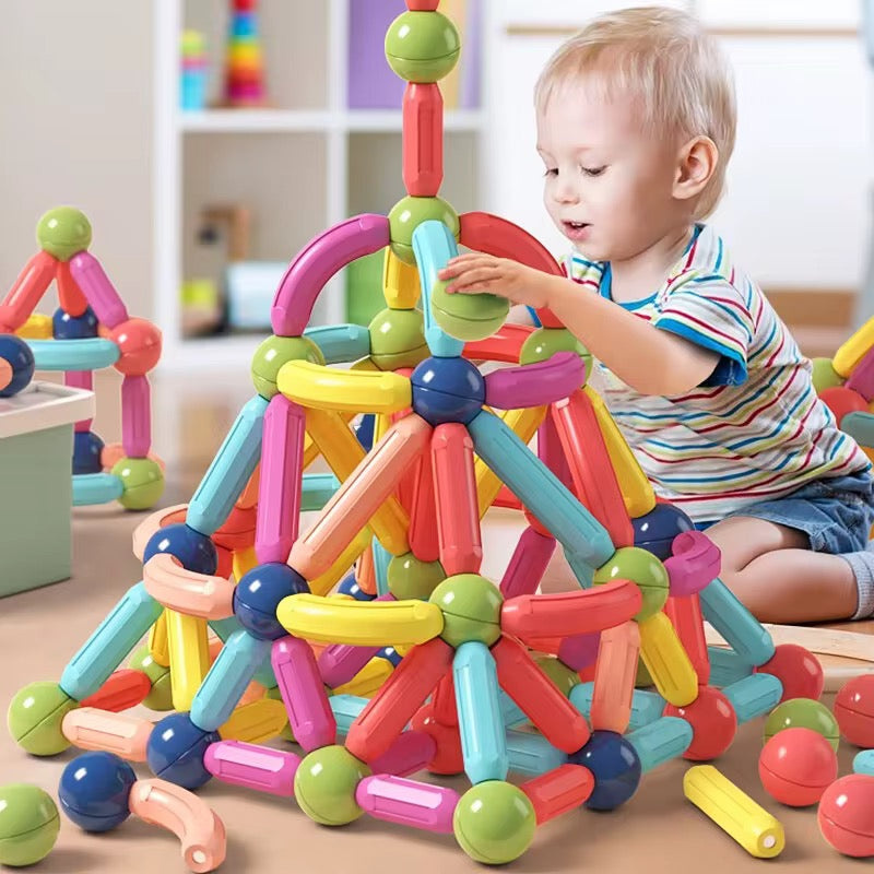 Magnetic Sticks and Balls (64 pieces)