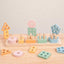 educational wooden geometric sorter board