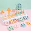 educational wooden geometric sorter board