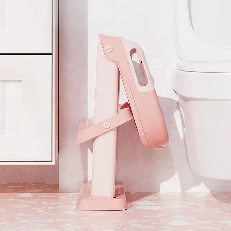 Potty training seat with a step