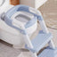 Potty training seat with a step