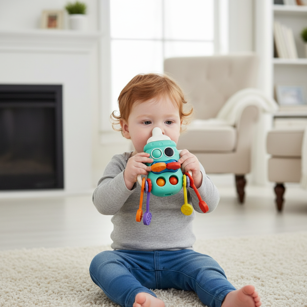 Baby Sensory Bottle Toy 5in1