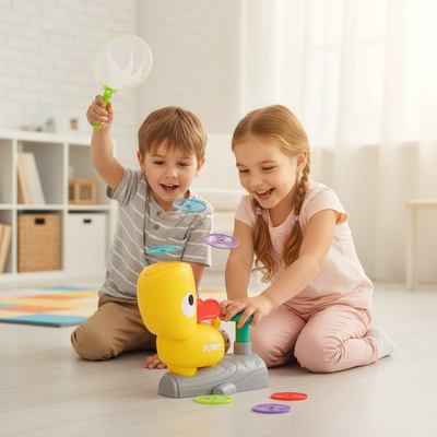 Duck Launching & Catching Game