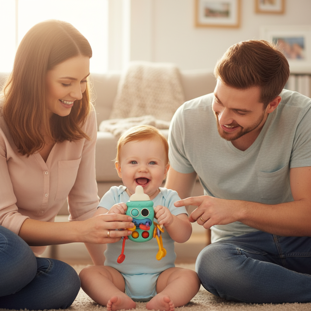 Baby Sensory Bottle Toy 5in1